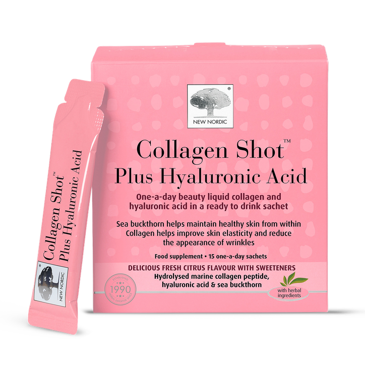 New Nordic Collagen Shot plus Hyaluronic Acid 15 Sachets